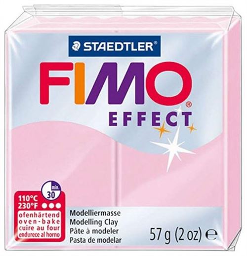 P&acirc;te Fimo Effect Rose pastel 205 - 56 gr - Fimo - couleur variant