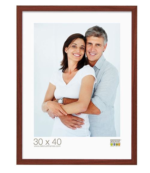 Deknudt Frames S44CH3 Basic Cadre Photo Bois/MDF Brun Clair Fin 30 x 45 cm