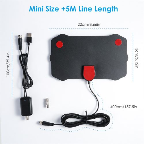 38% sur 50 Mile Range Antenne TV numérique HD 4K Skywire Antena numérique  HDTV 1080p intérieur - Équipements et sécurité pour la maison - Achat &  prix | fnac