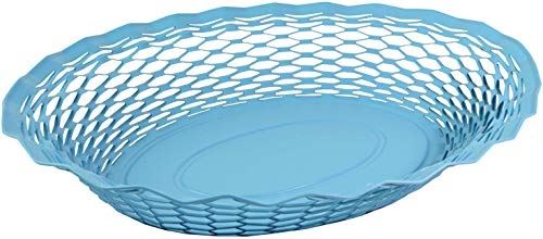 Corbeille pain vintage ovale bleu roger orfevre 724137
