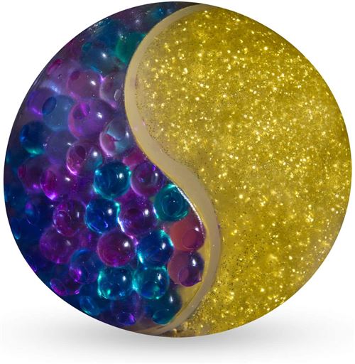 ORB balle anti-stress Odditeez Halfzeez junior 10 cm violet/or