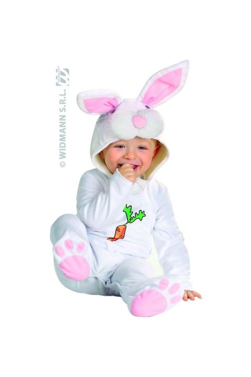 WIDMANN Costume Bebe Lapin 90 Cm (3 Ans) - Blanc - 1/2 ans - 90 cm