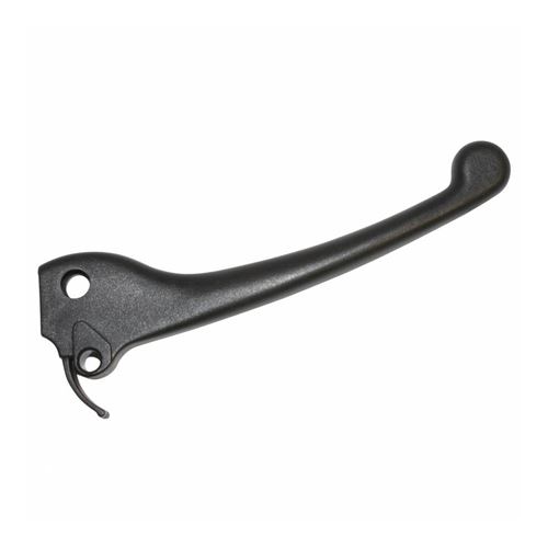 Levier de frein adaptable piaggio 50 zip 2t 1992+1994 (frein a tambour) droit noir -domino origine-