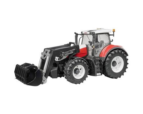 Bruder - 03181 - tracteur steyr 6300 terrus cvt rouge avec fourche