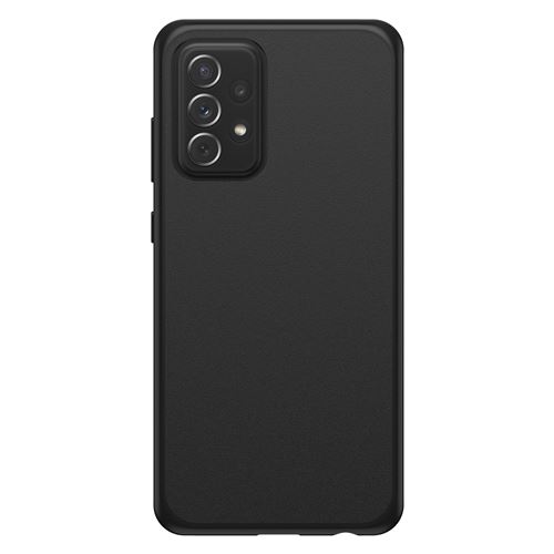 OtterBox React Series - Achterzijde behuizing voor mobiele telefoon - zwart - ultraslank ontwerp - voor Samsung Galaxy A72
