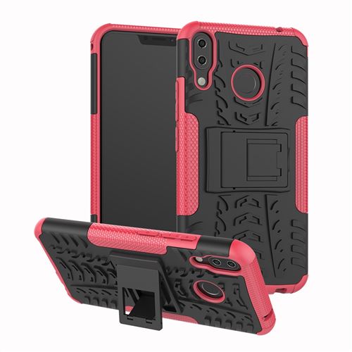 Coque en silicone hybride anti-dérapant rose pour votre Asus Zenfone 5Z ZS620KL/5 ZE620KL