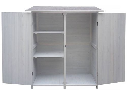 Armoire De Jardin Espacio 140 X 49 X 162 Cm Anthracite Mobilier De Jardin Achat Prix Fnac