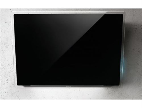 Elica Elle BL/F/80 - Hotte - hotte décorative - largeur : 81 cm - profondeur : 34.3 cm - evacuation & recyclage - verre noir