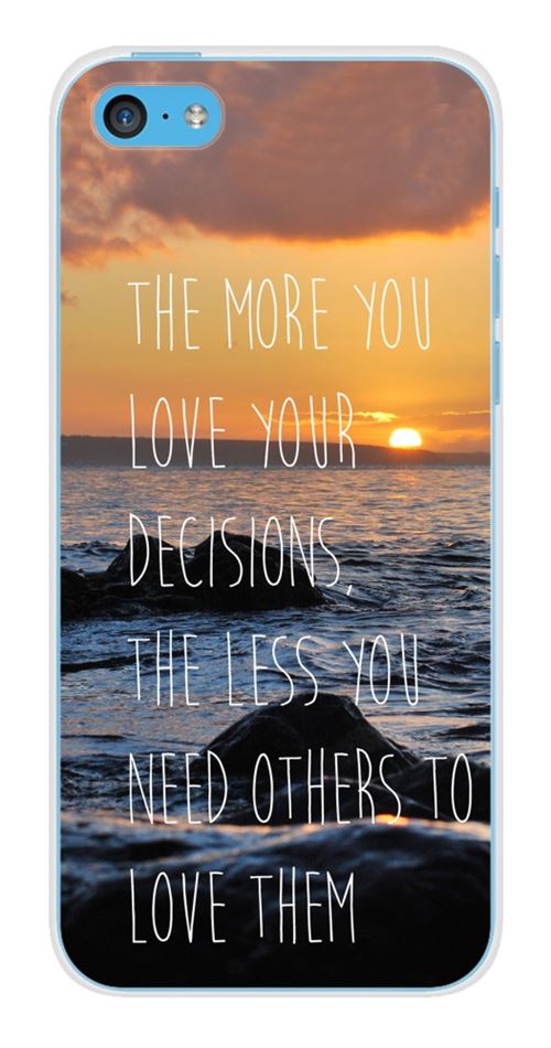 Coque en silicone imprimée compatible Apple iPhone 5C Sunshine