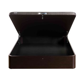 Sommier lit coffre en kit wengé Bultex Asteroid 140x190