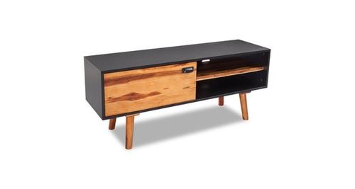 vidaXL Tv-meubel massief acaciahout 120x35x50 cm