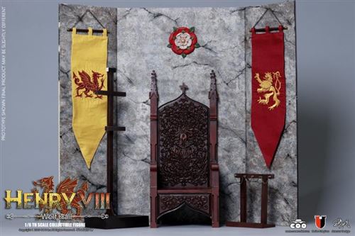 Figurine Coo Model Toys SE048 - Series Of Empires - Henry 8 Wolf Hall Scene Platform