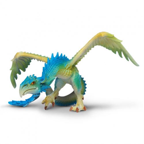 Safari protagoniste dragon Wyvern junior 18 cm bleu