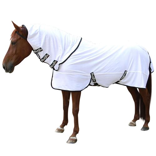 Comparer les prix de Kerbl Couverture Rugbe Superfly_Blanche, 155 Cm pour Cheval Taille L