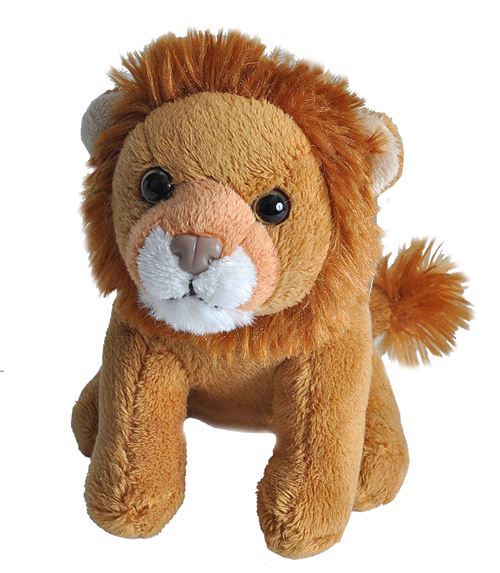 Wild Republic lion en peluche junior 13 cm en peluche marron clair
