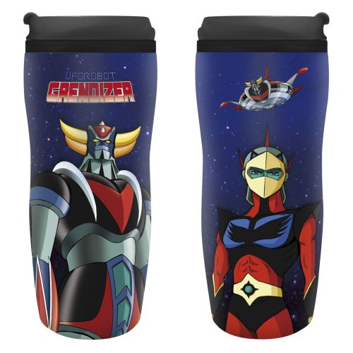 ABYstyle - Grendizer - Mug de Voyage - 35 cl - Goldorak & Actarus