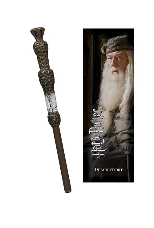 Stylo lumineux baguette magique Albus Dumbledore - Harry Potter - THE NOBLE  COLLECTION 849421004415 : Breizh Comic's : Figurine Manga et Comics