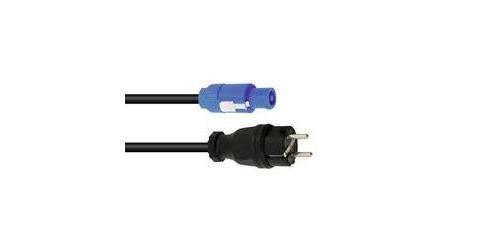 câble d'alimentation PSSO 30235034 (1 x Prise mâle + contact de protection - 1 x PowerCon mâle) noir 5 m