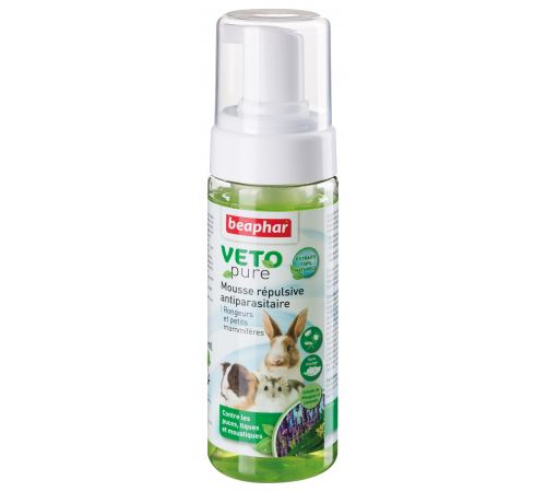 Mousse rpulsive VETOpure antiparasitaire, rongeurs et petits mammifres