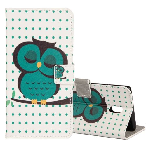 Nokia N5 Housse Etui Cuir PU Hiboux ALS48974