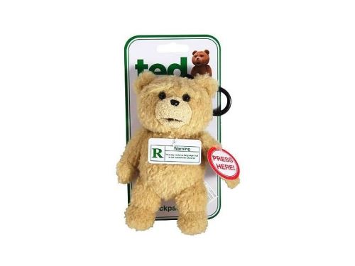 Peluche Clip On Ted Sonore 10cm