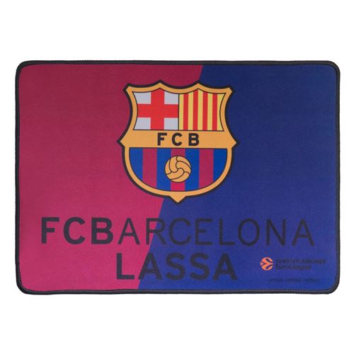 Tapis de souris Mars Gaming MMPBC, licence officielle FC Barcelona Lassa et Euroleague, souris optiques / laser, bords renforcés