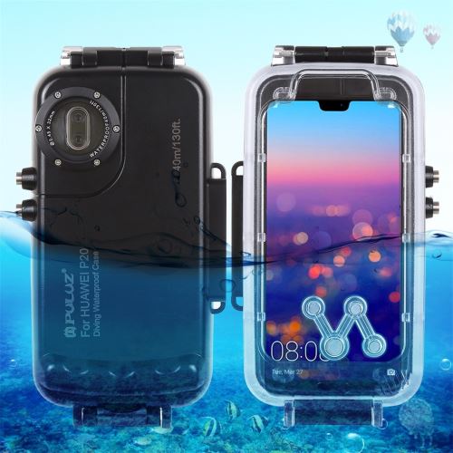 Pour Huawei P20 5,8 pouces plongée Phone Housse de protection étanche de natation de plongée Shell