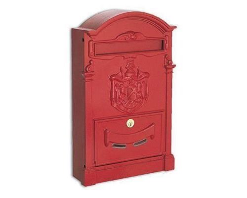 Alubox Boîte aux lettres, rouge - Residence