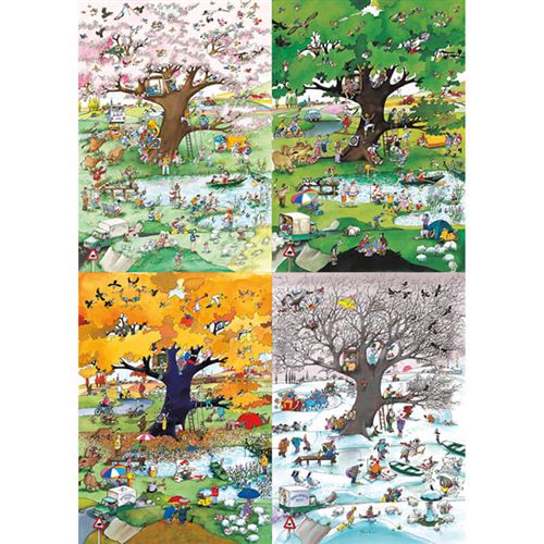 Puzzle 2000 Pièces : 4 Saisons, Blachon