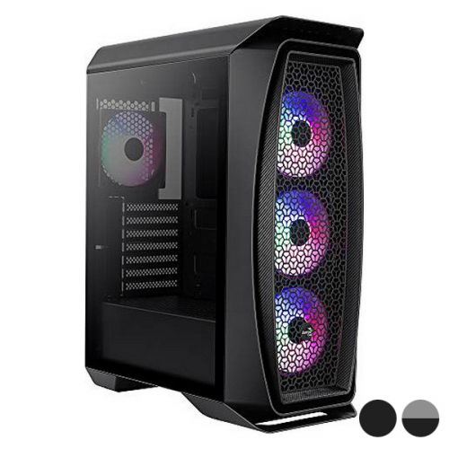 Boîtier Demi Tour Micro ATX / Mini ITX / ATX Aerocool Aero One Frost RGB LED Ø 12 cm - Blanc