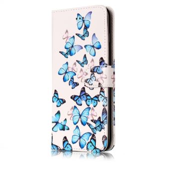 coque iphone 8 plus papillon bleu