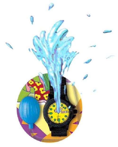 Montre lance eau