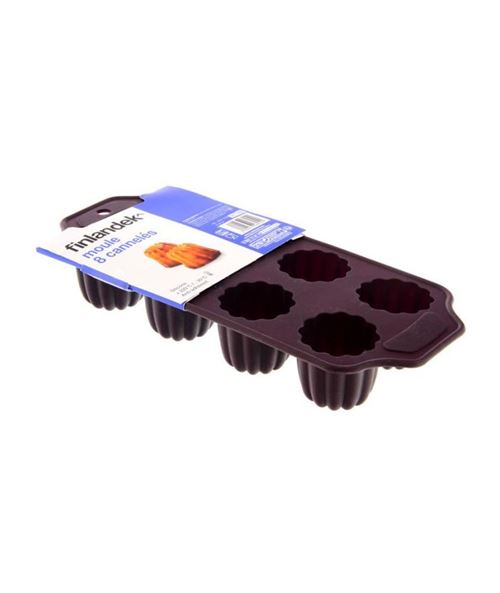 FINLANDEK Moule 8 cannelés silicone