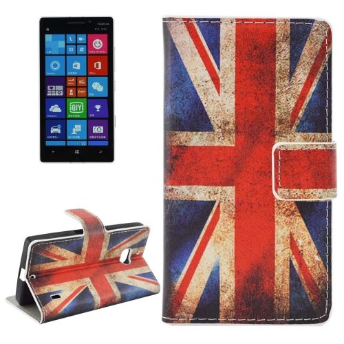 Nokia Lumia 930 Housse Etui Cuir PU Drapeau UK ALS54779