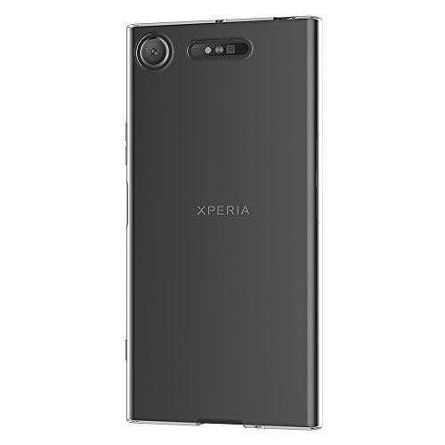 AICEK Coque Sony Xperia XZ1, Transparente Silicone Coque pour Sony Xperia XZ1 Housse Silicone Etui Case (5,2 Pouces)