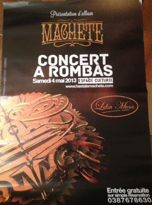 MACHETE - Latin Music - 60x80 cm - AFFICHE / POSTER