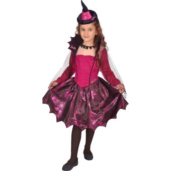 Barbie robe de soirée Halloween filles polyester rose 3-4 ans