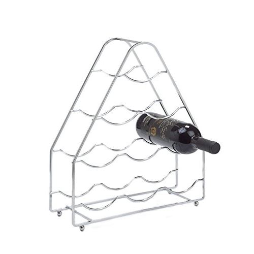 Casier à bouteille (pour 9 bouteilles de vin) Delfinware chromé