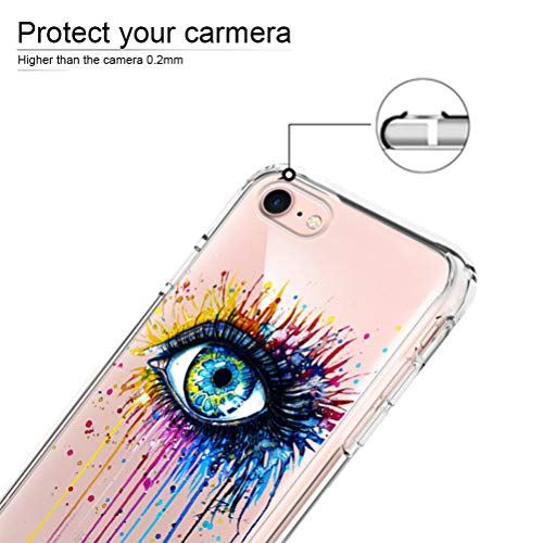 [3-Pièces] Coque iPhone 7, Coque iPhone 8, blossom01 Ultra Mince Cute Motif Premium TPU Souple Etui de Protection pour iPhone 7 / 8 - Mandala * 3