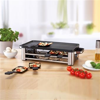 Appareil à raclette avec grill longo - Wmf - Noir - Inox