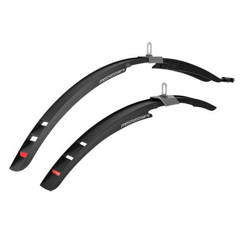 Garde boue city-vtc rapide 28 polisport mississipi noir av+ar pour v-brake-disc (paire)