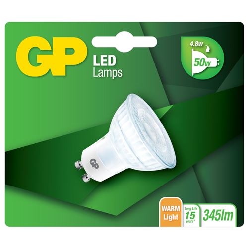 GP éclairage GP Led Gu10 Reflect. 4,8w Gu10
