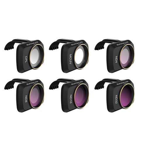Filtre d'objectif MCUV+CPL+ND4+ND8+ND16+ND32 Pour DJI Mavic Mini