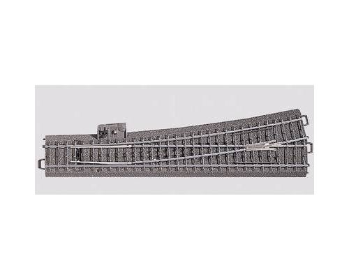 Aiguillage, étroit, à gauche H0 Longueur: 236.1 mm Rayon:1114.6 mm 12.1 ° Märklin 24711