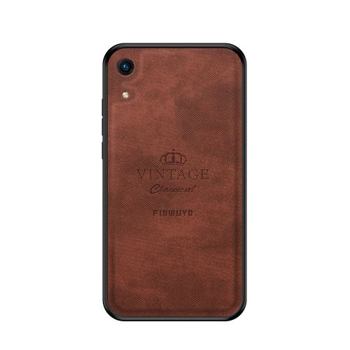 Etui en PU série honorable anti-chute marron pour votre Huawei Honor 8A