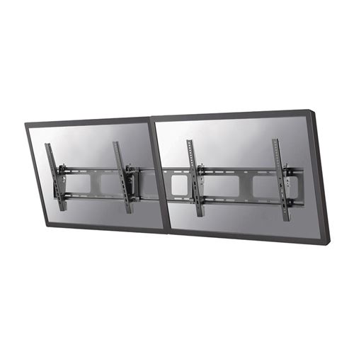 newstar flat screen wall mount for menu board - 2 screens - landscape noir