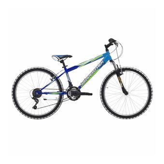 Velo Vtt 26 Jumpertrek Shark Slooping Acier Homme Avec Fourche Telescopique 18 Vitesses Taille Unique 38 Bleu Velos Achat Prix Fnac