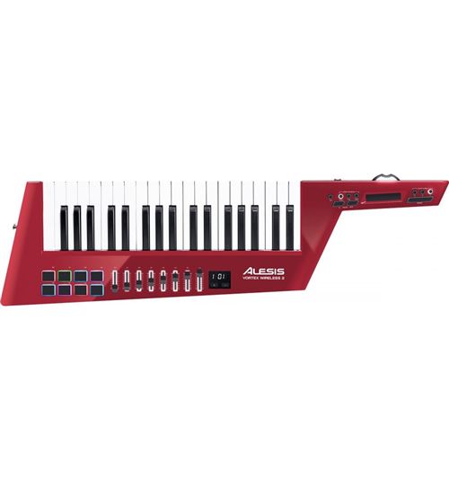 Alesis Vortex Wireless 2 Rouge - Clavier Maitre Portable sans fil