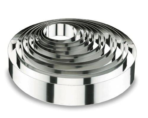 Lacor 68407 cercle tarte ronde 7,5x4 cm 18 10