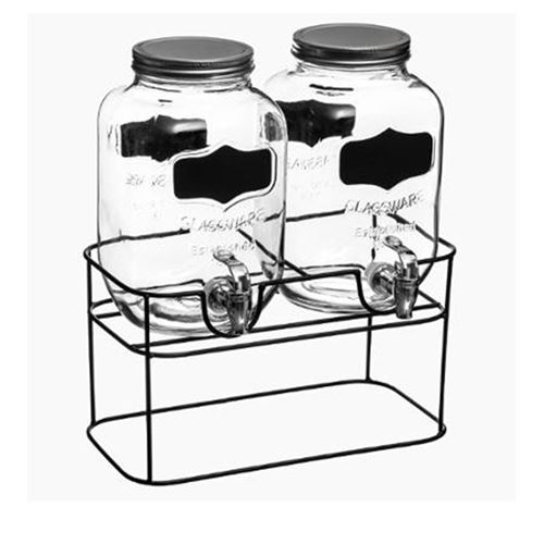 double distributeur á boisson 2x4l avec base - 145864